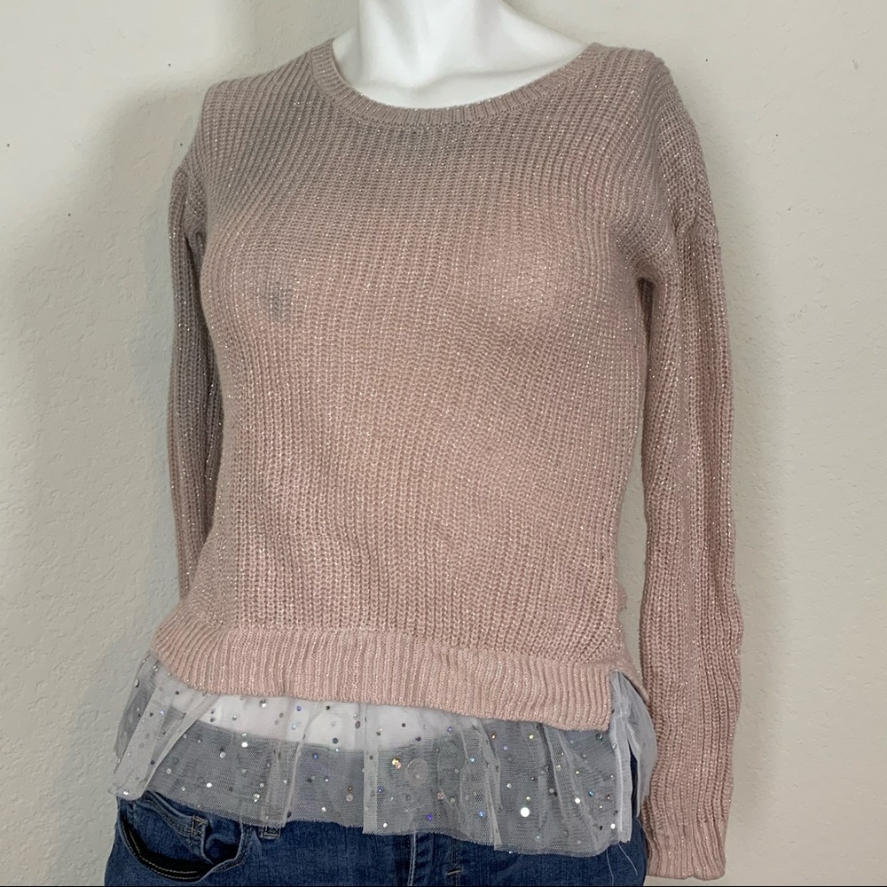 Ladies ombré pink sweater sz Small